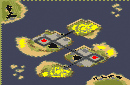 Rainbow Islands (2) - Red Alert 2 Map Preview Image